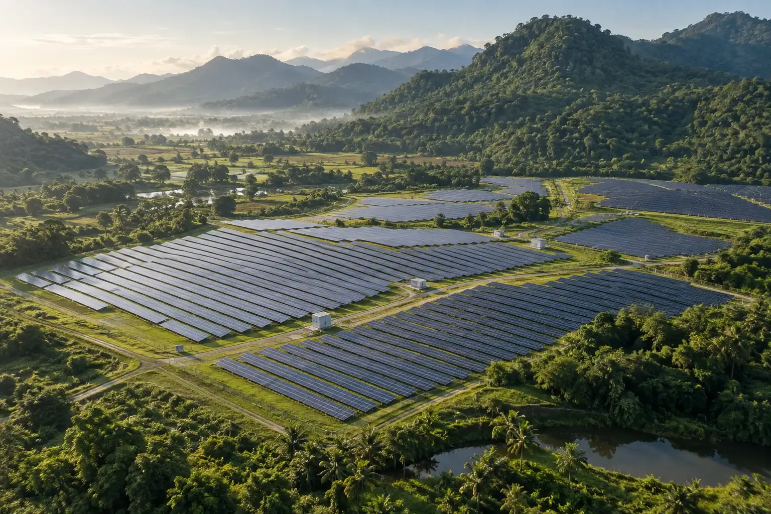 Solar projects in Khammouane and Vientiane