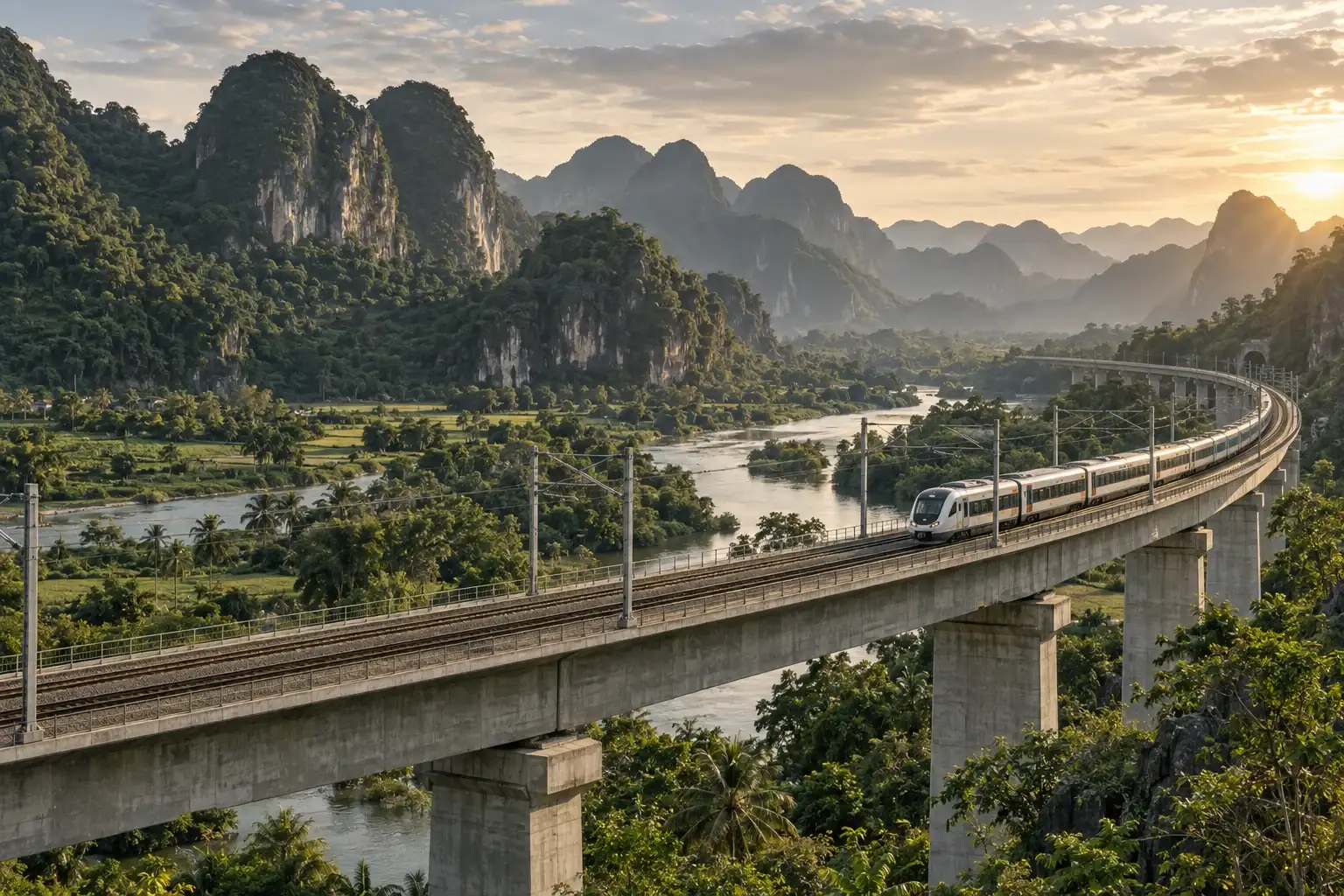 China–Laos Railway and associated transmission projects